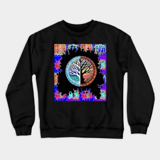 Tree Abstract Graffiti Crewneck Sweatshirt